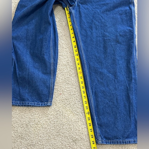 Carhartt Men’s 40x32 (40x29) Loose Fit Flame Resistant Dungaree Jeans - Picture 10 of 12